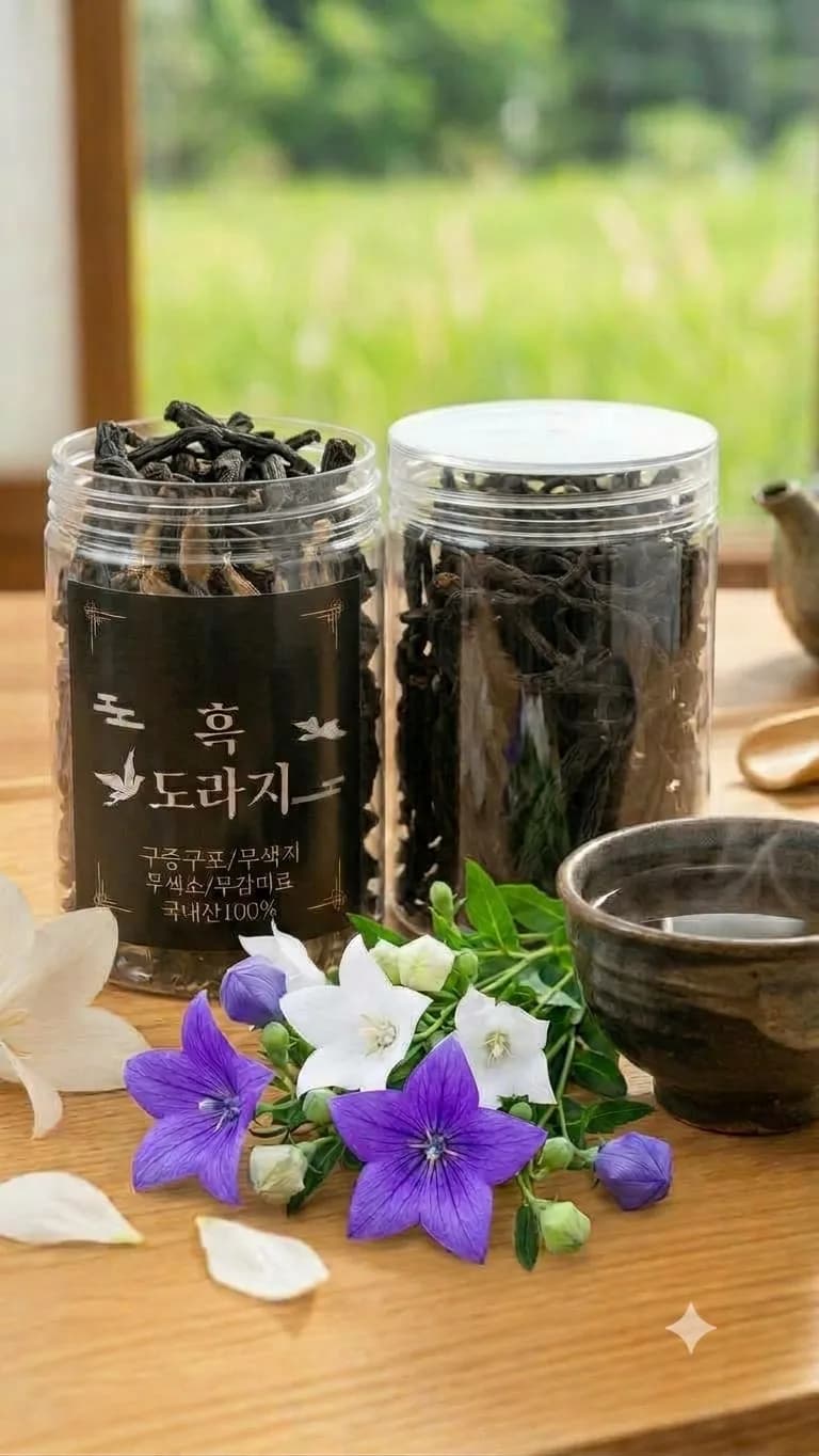 흑도라지 50g 국내산100 % 사진 1/2